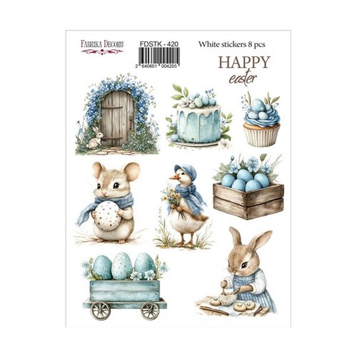Stickers fantaisies couleur fabrika décoru happy easter 420