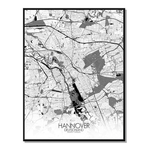 Poster carte d'hanover    