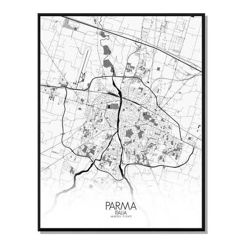 Poster carte de parme    