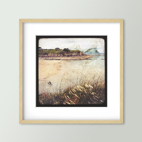 Anse de rothéneuf - impression d'art 30x30cm - signé et numéroté