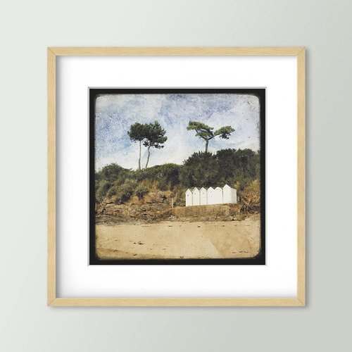 La petite salinette - saint-briac - impression d'art 30x30cm - signé et numéroté