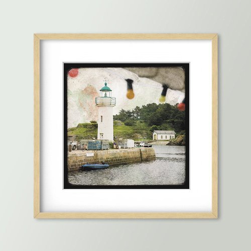Paysage de belle-île 05 - impression d'art 30x30cm - signé et numéroté