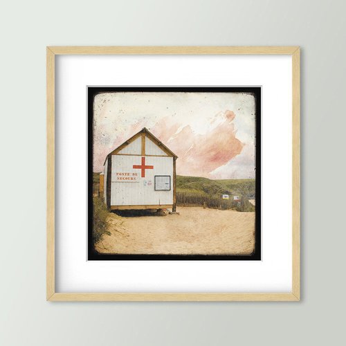 Paysage de belle-île 02 - impression d'art 30x30cm - signé et numéroté