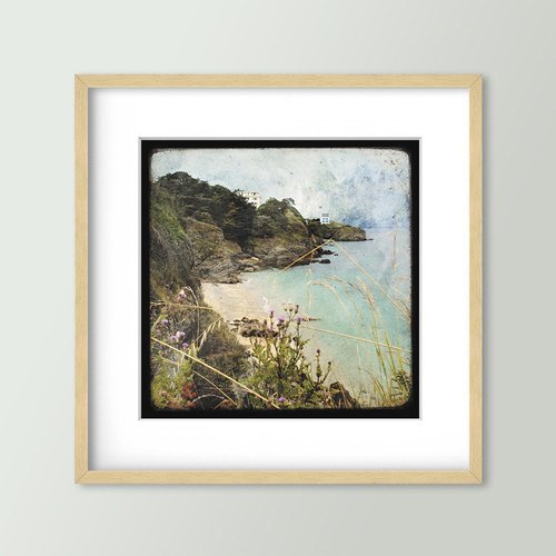 Paysage de belle-île 01 - impression d'art 30x30cm - signé et numéroté