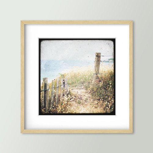 Paysage de houat 01 - impression d'art 30x30cm - signé et numéroté