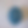 Boule de noël au crochet, modèle 3, "bleu clair brillant"