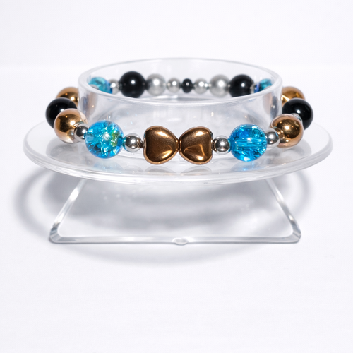Bracelet artisanal "coeur d'azur"