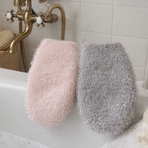 Gant de bain ou douche réutilisable – crocheté à la main – zéro déchet – 12 coloris