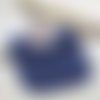 Joli bavoir en éponge et tissu coton motifs étoiles