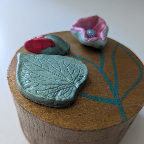 Boîte à bijoux en bois