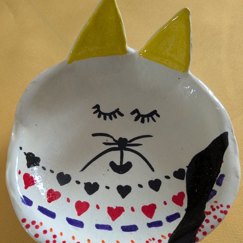 Coupelle vide poche chat