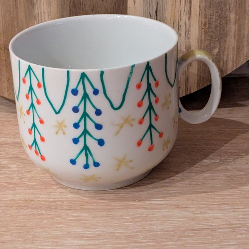 Bol porcelaine peinte à la main