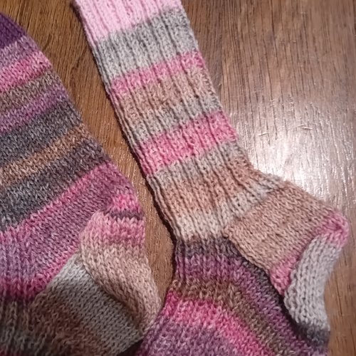 Chaussettes courtes en laine faites à la main, 35-37
