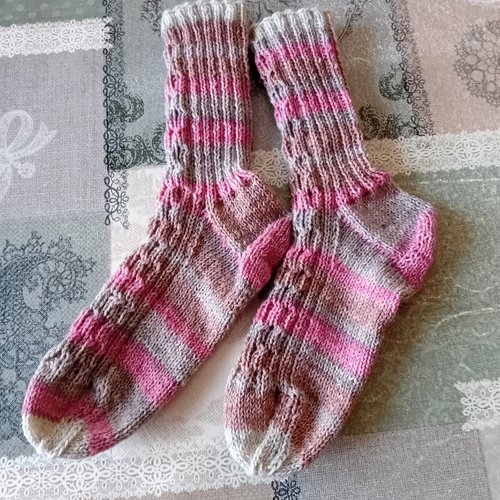 Chaussettes courtes en laine faites à la main, 35-37