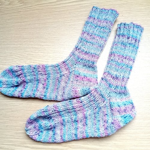 Chaussettes courtes en laine faites à la main, 36-38