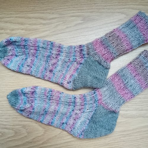 Chaussettes courtes en laine faites à la main, 36-38