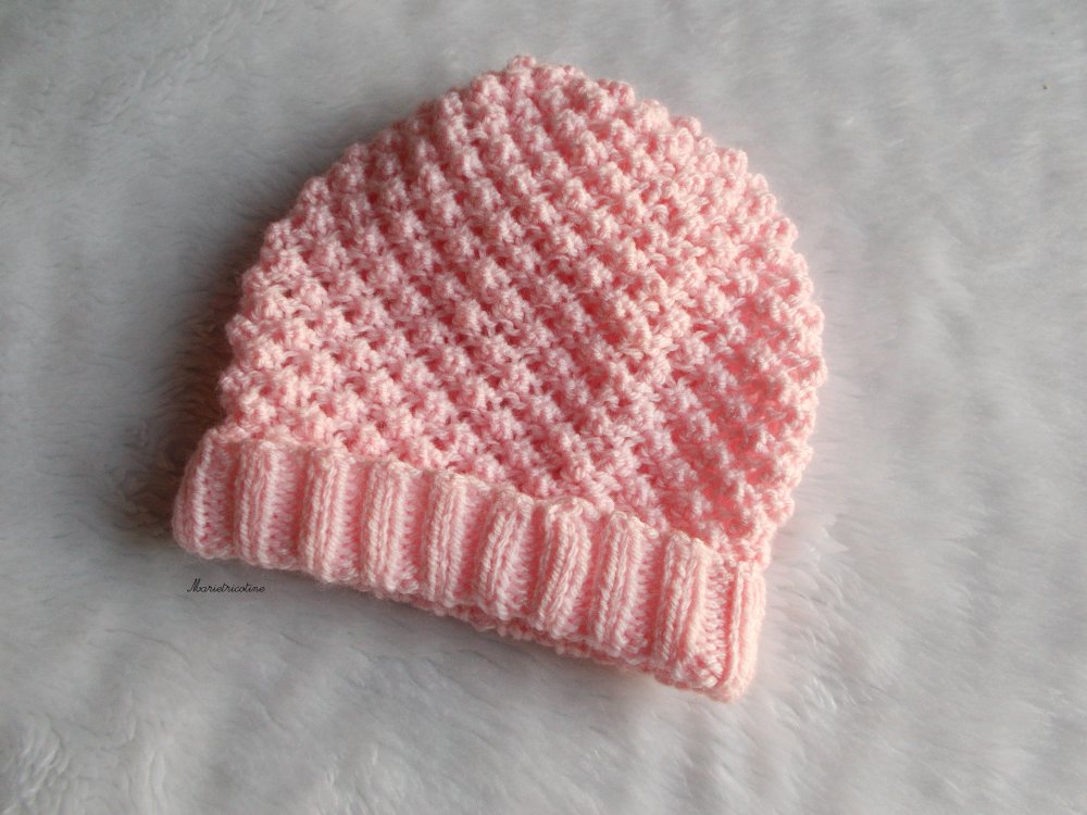 bonnet fuchsia en laine, bonnet fait main, bonnet pour 2 à 8 ans, bonnet  laine, bonnet fille, bonnet couture, bonnet français