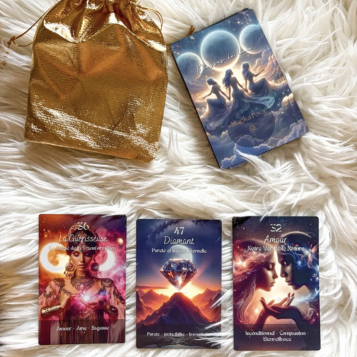 Oracle déesses de lune : 47 cartes pour l'amour et la confiance en soi et méditations