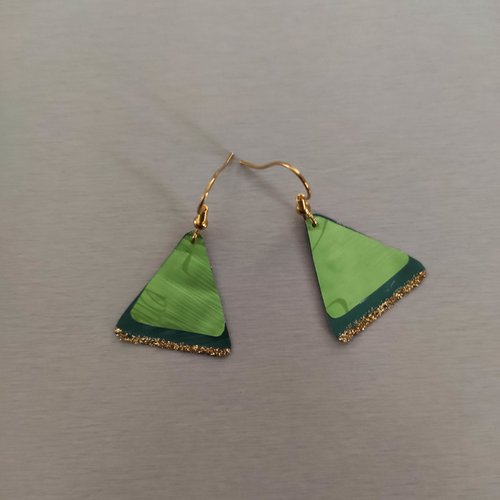 Boucles d'oreilles triangle