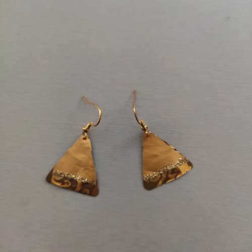 Boucles d'oreilles triangle