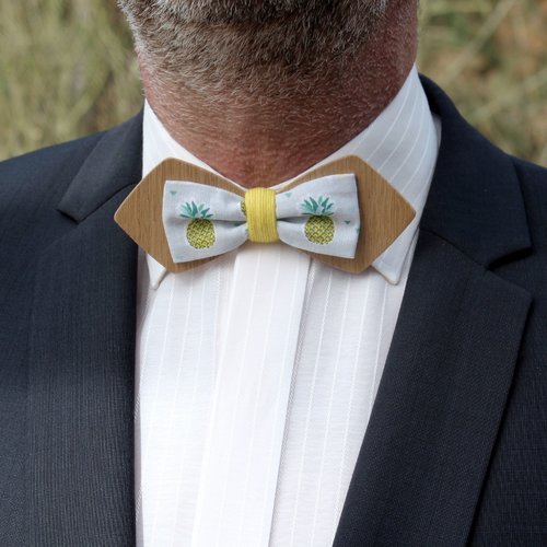 Lubier 1 Pcs Set de Cravates Pour Hommes et Coffret Cadeau Prom Party Business Tie Set noeud papillon + boutons de manchette + épingle à cravate 