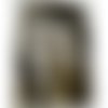Carte d'art portrait de jacques brel couleur sépia