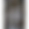 Carte d'art portrait de gérard depardieu jeune sépia