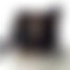 Sac végan noir et léopard en liège de luxe à bandoulière ajustable