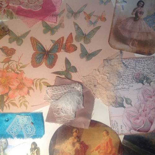 Tableau d'inspiration de mon jardin secret 