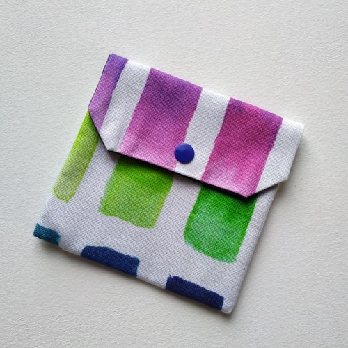 Pochette à savon arc-en-ciel