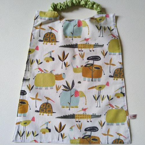 Bavoir serviette maternelle animaux