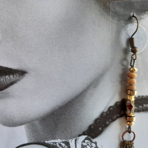 Boucles d'oreilles perles