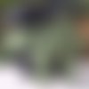Echarpe sophie tricotée main, laine couleur vert amande, accessoire hiver tendance