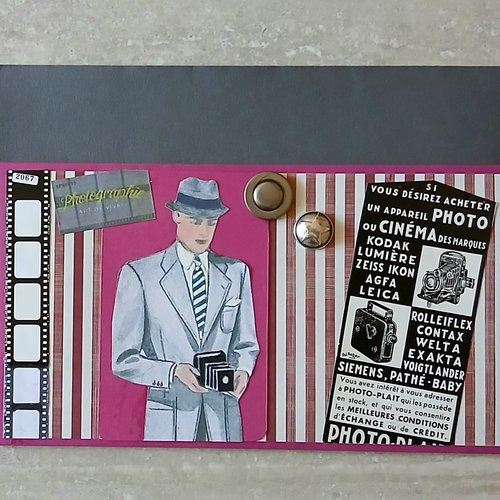 Carte porte billet ,carte porte chèque thème photographie