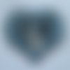 Coeur en bois à suspendre