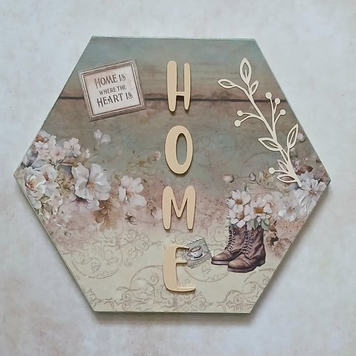Panneau de bienvenue :" home sweet home"