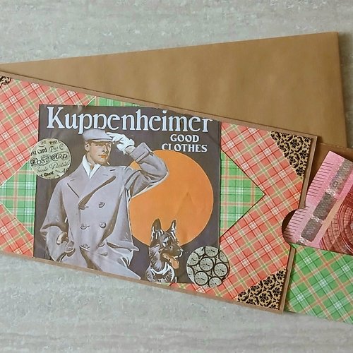 Carte porte billet ,carte porte chèque  thème mode homme