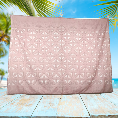 Paréo, robe de plage ou tenture murale style shibori,