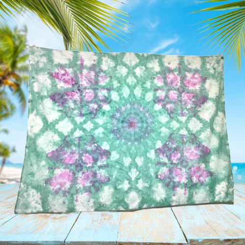 Paréo printannier, robe de plage ou tenture murale
