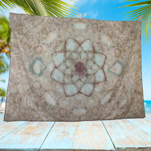 Paréo printannier, robe de plage ou tenture murale