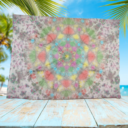 Paréo printannier, robe de plage ou tenture murale