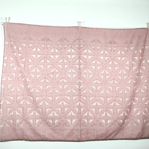 Paréo, robe de plage ou tenture murale style shibori,