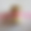 2 m de ruban organza de couleur rose fluo - largeur 3 mm - 2441446