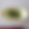 40 perles rondes en verre nacrées verte - 6 mm -  3729473