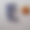 6 petits boutons plastiques de couleur bleue - 10 mm - 3804127