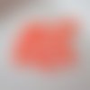 12 petits anneaux plastique de couleur orange - 9 mm - 4102746