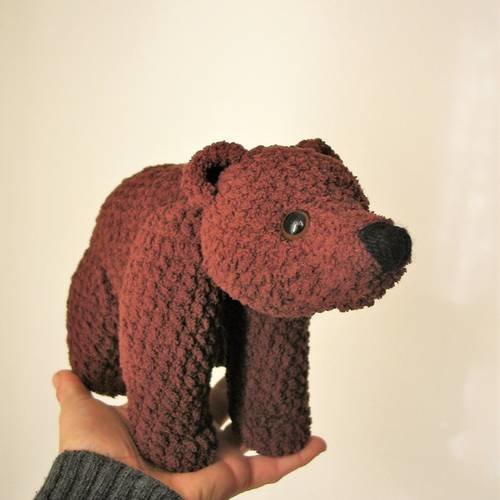 Peluche ours brun