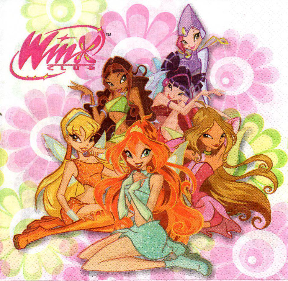 Jolie Serviette En Papier Les Winx Club Un Grand Marche