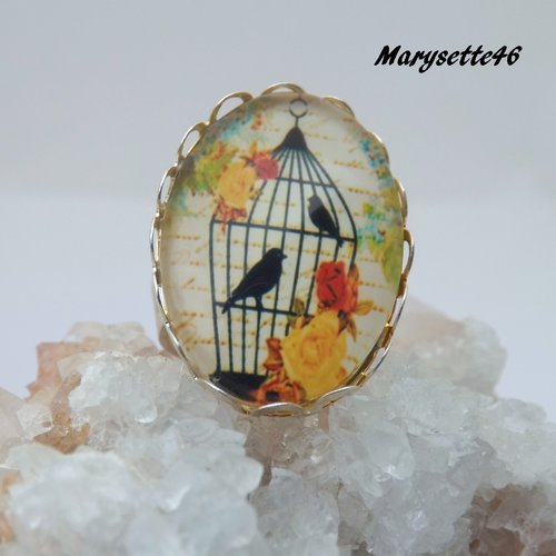 Bague à cabochon