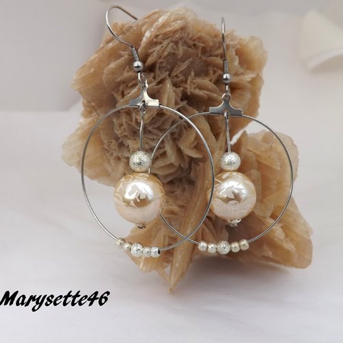 Boucles d'oreilles style créole